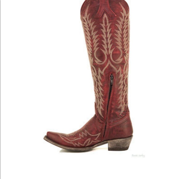 Old Gringo Women's Red Mayra Boots - Picture 8 of 9